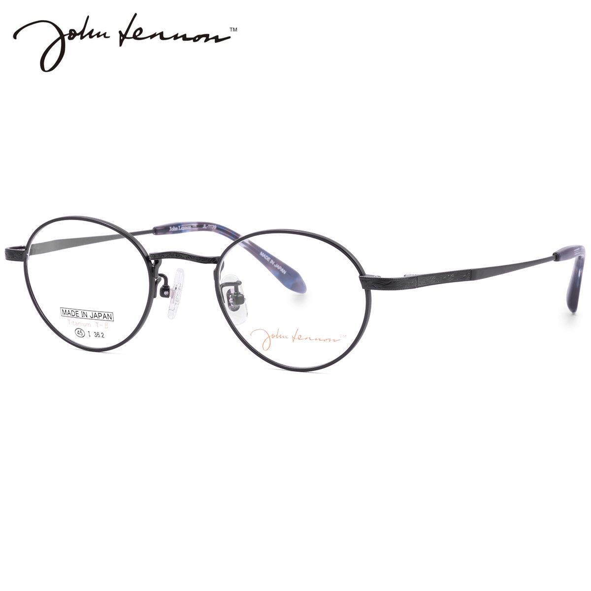 ジョンレノン JL-1139 4 45 メガネ John Lennon ビートルズ オノヨーコ 日本製 国産 メンズ レディース｜電脳眼鏡