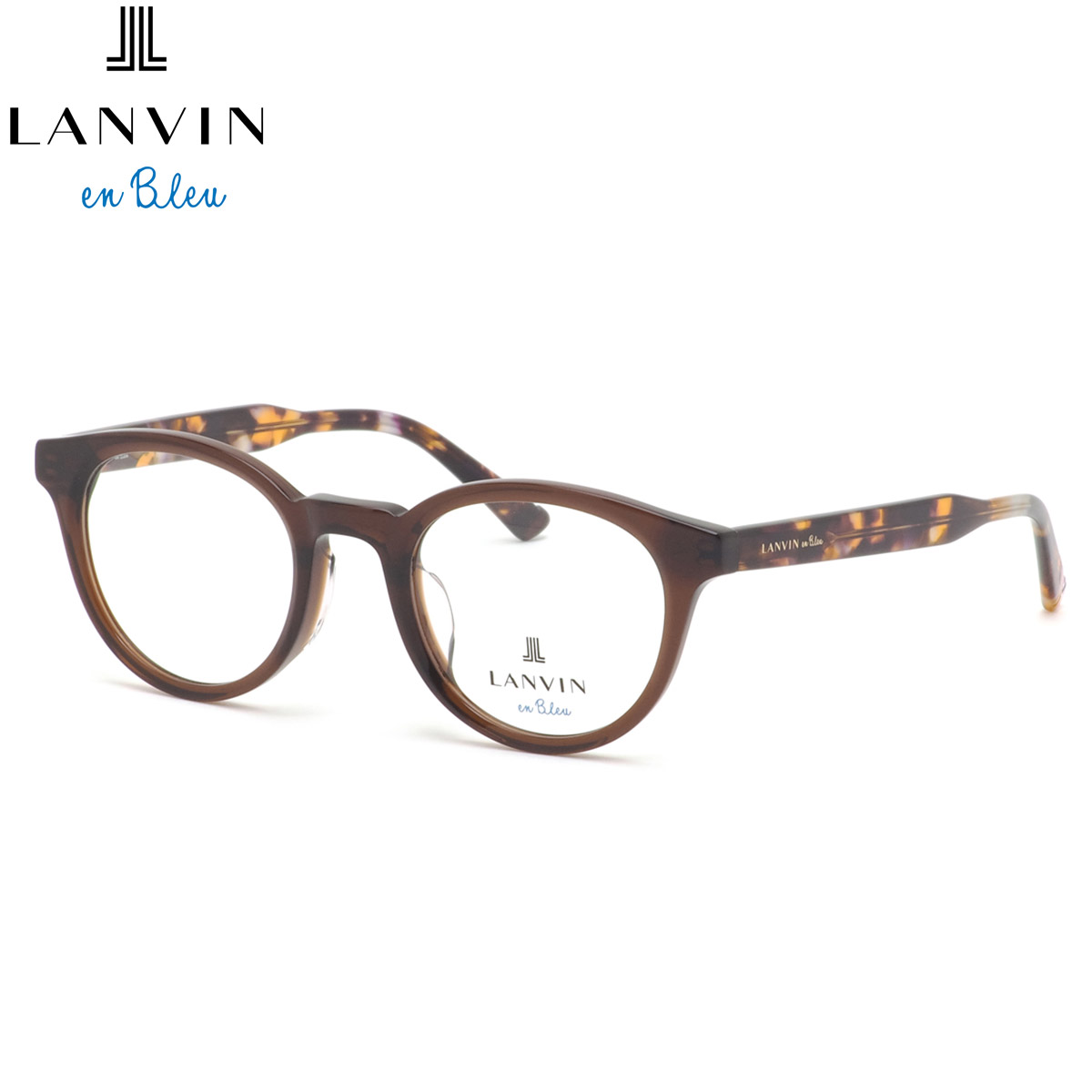 ランバンオンブルー VLB032J 06ME 47 メガネ LANVIN en Bleu JL ローブリッジフィット ジャパンフィット アジアンフィット レディース｜電脳眼鏡