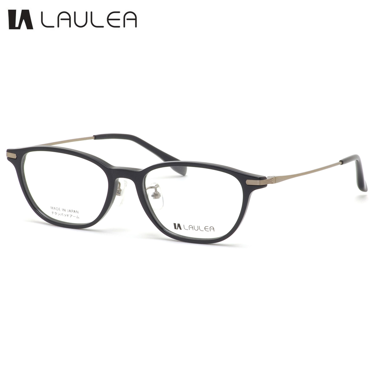 ラウレア LA4055 BK 50 メガネ LAULEA AMIPARIS アミパリ MADE IN JAPAN 日本製 チタンパッドアーム メンズ レディース