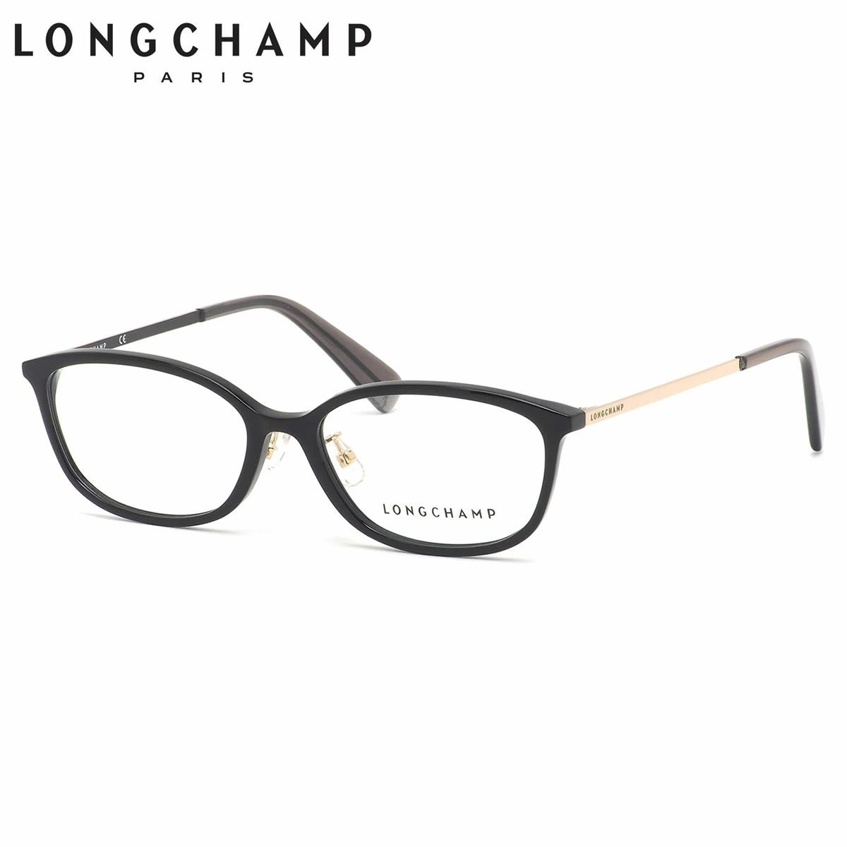 ロンシャン LONGCHAMP メガネ LO2651J 001 52サイズ longchamp Heritage 黒縁 軽い 軽量 レディースモデル レディース|電脳眼鏡
