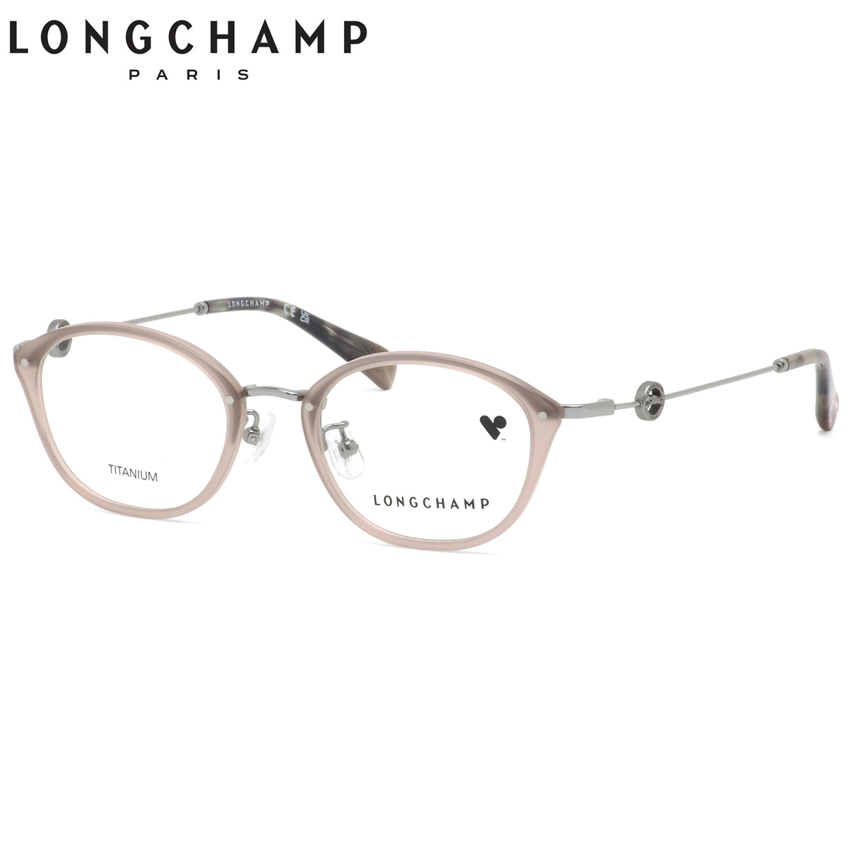 ロンシャン LO2748LBJ 272 48 メガネ LONGCHAMP ロンシャン ホース ピンクベージュ ローブリッジフィット レディース