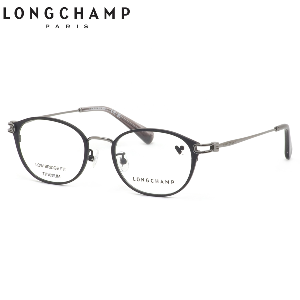 ロンシャン LO2177LBJ 002 48 メガネ LONGCHAMP チタニウム 軽量 レディース｜電脳眼鏡