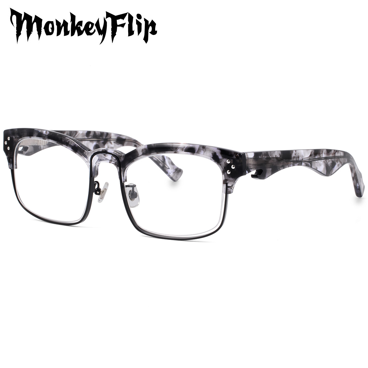 モンキーフリップ 禊 C3 54 メガネ Monkey Flip MonkeyFlip Collection 禊 みそぎ サーモント ブロー メンズ レディース｜電脳眼鏡
