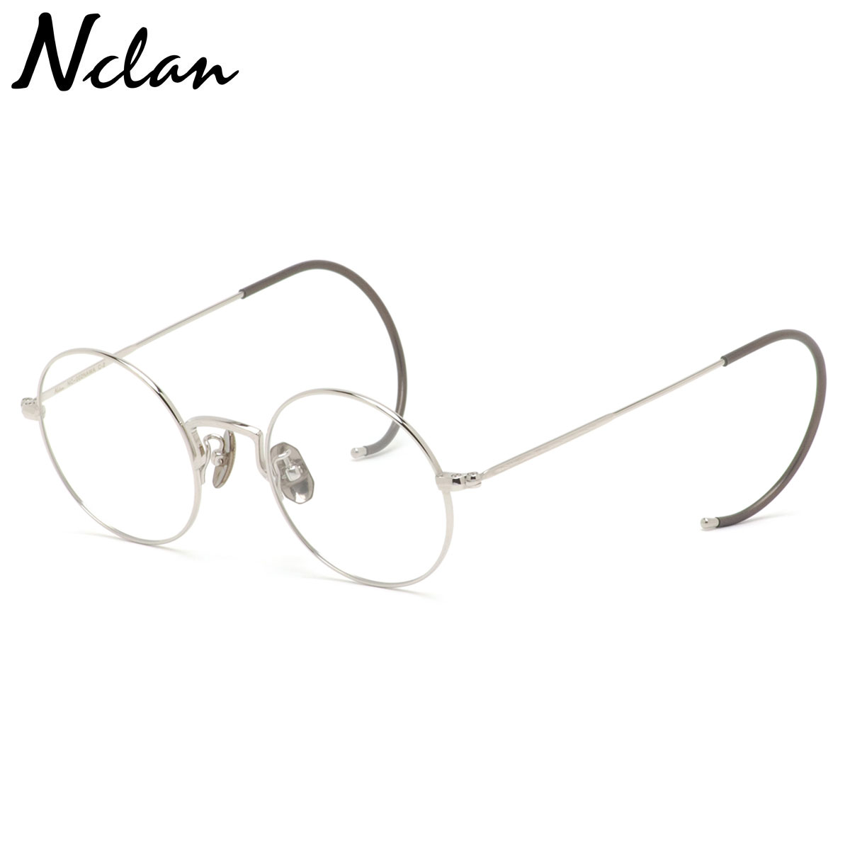 エヌクラン NC-002NAWA 2 46 メガネ Nclan チタン 縄手 日本製 MADE IN JAPAN 鯖江 メンズ レディース