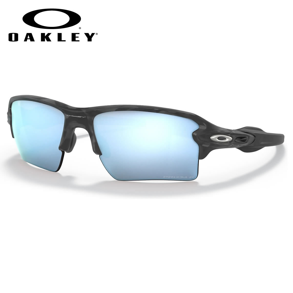 オークリー サングラス OO9188-G3-59 OAKLEY FLAK 2.0 XL フラック2.0XL プリズムポラライズド 偏光レンズ 偏光サングラス Matte Black Camo / Prizm Deep Water Polarizedd オークレー 釣り 迷彩 メンズ レディース