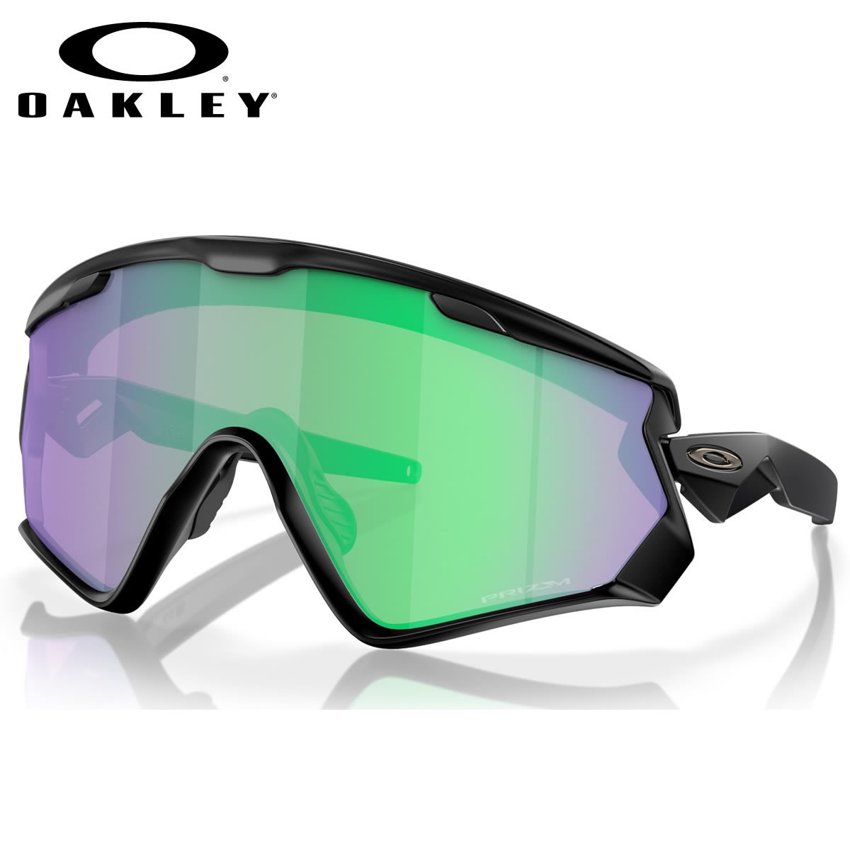 オークリー OO9418-28-45 サングラス OAKLEY WIND JACKET 2.0 ウインドジャケット2.0 Matte Black/Prizm Road Jade サイクリング ロードバイク 自転車 ミラーレンズ メンズ レディース