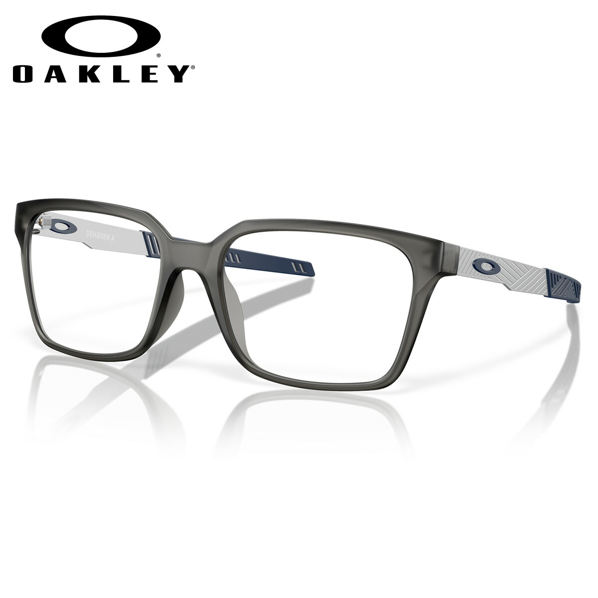 【楽天市場】オークリー OX8180F-02-55 メガネ OAKLEY デハヴェン DEHAVEN Satin Grey Smoke ...
