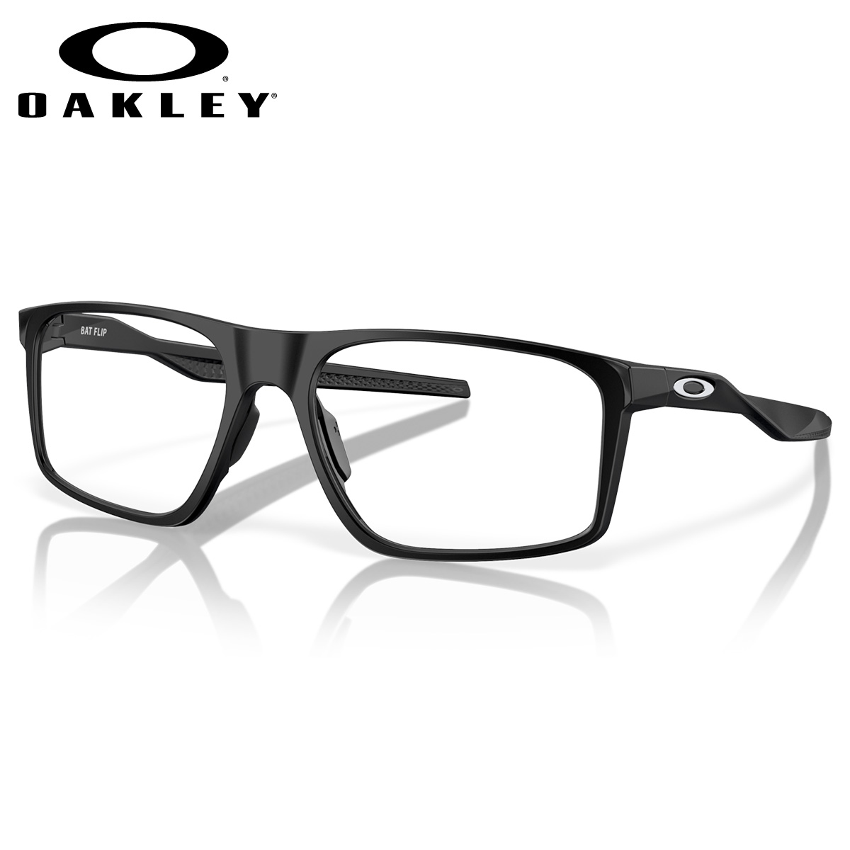 オークリー OX8183-01-58 メガネ OAKLEY バットフリップ BAT FLIP Satin Black ラージサイズ ビッグサイズ キングサイズ 大きめ ワイド メンズ レディース