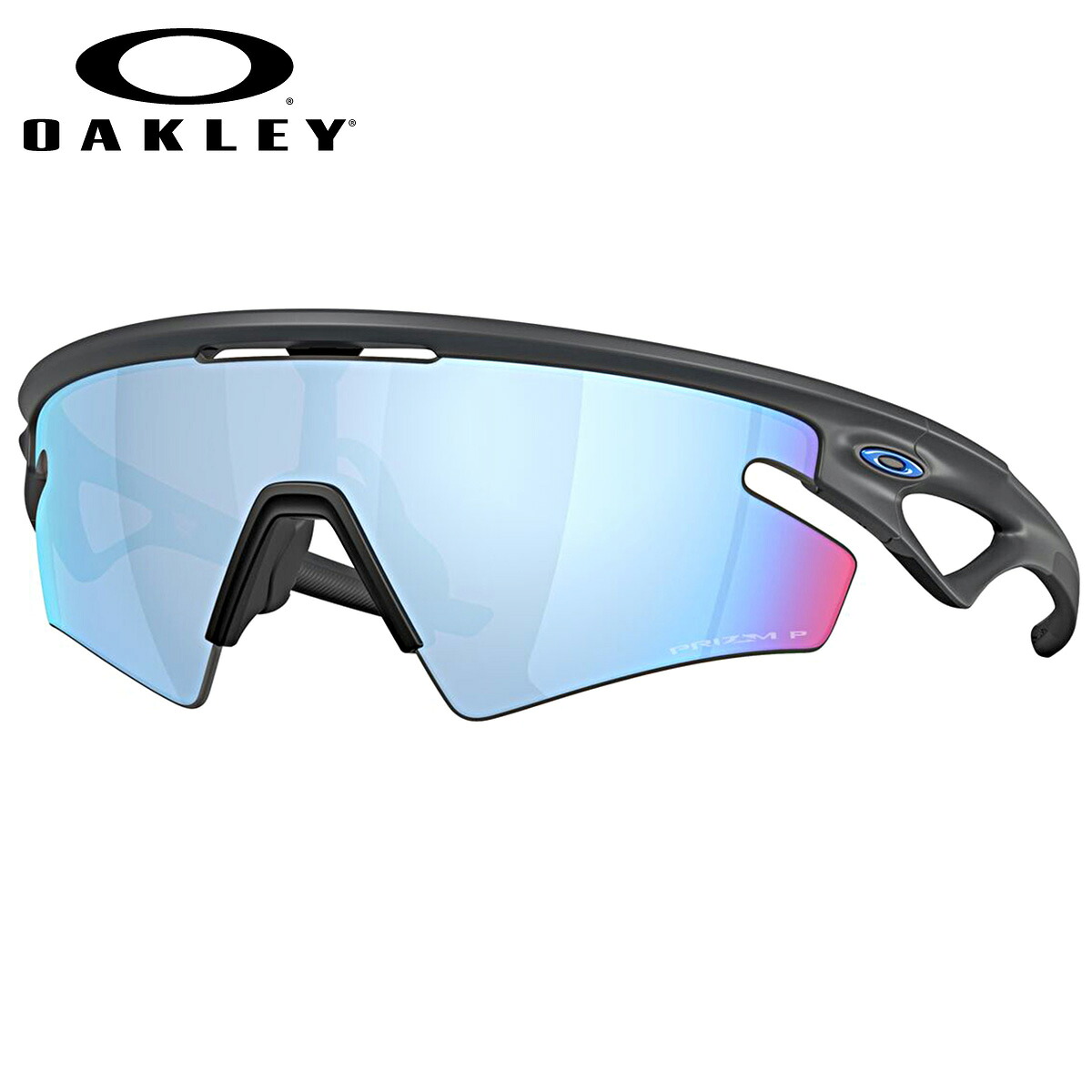 オークリー OO9499-11-36 サングラス OAKLEY スフィエラ スラッシュ SPHAERA SLASH プリズム 偏光レンズ 偏光サングラス ミラーレンズ matte carbon/prizm deep water polarized オークレー 釣り メンズ レディース [25N2OO]｜電脳眼鏡