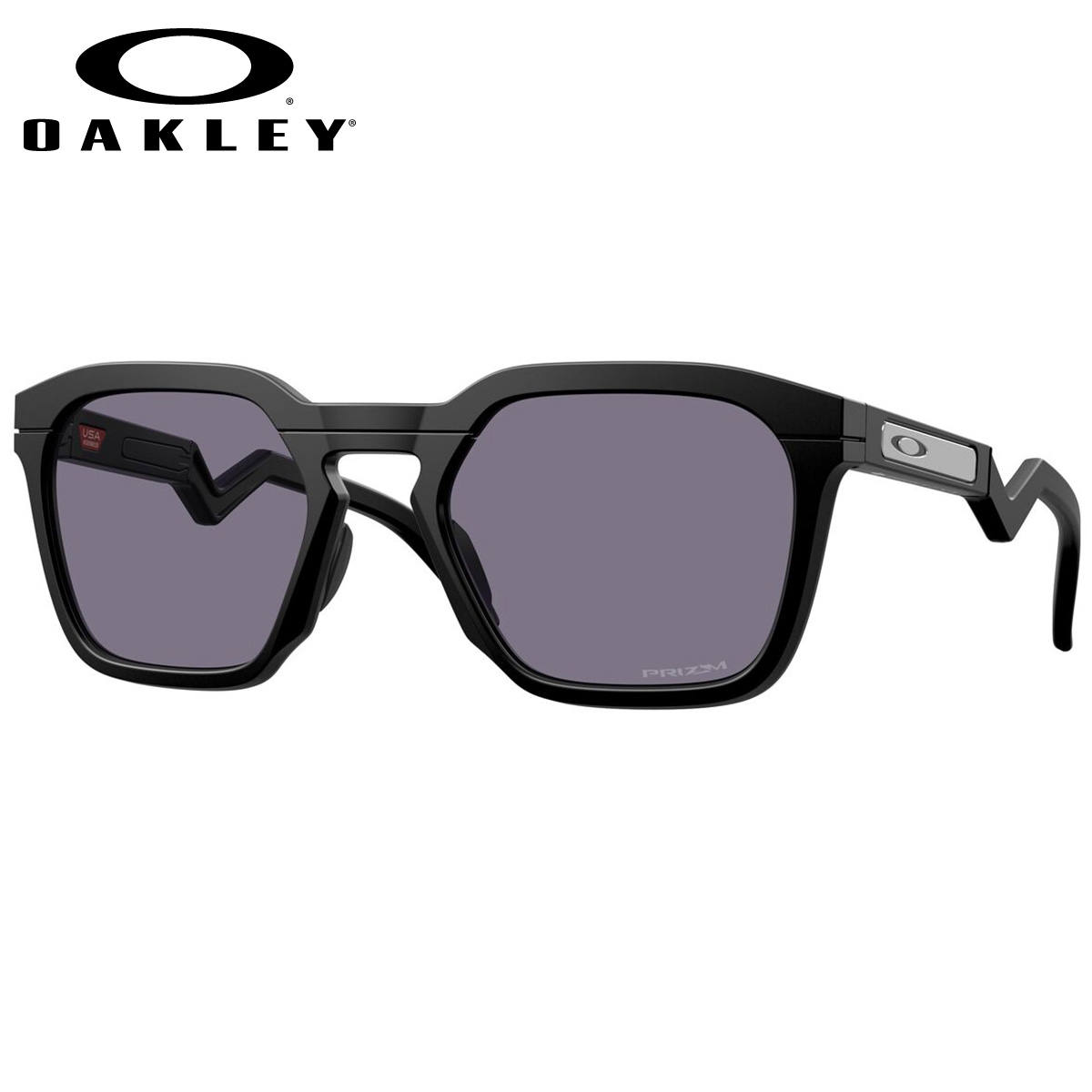 オークリー OO9533-01-54 サングラス OAKLEY HSTN SQ ハウストン スクエア プリズム Matte Black/Prizm Grey オークレー メンズ レディース [26N1OO]
