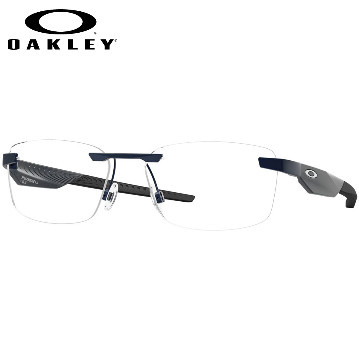 オークリー OX3126-03-55 メガネ OAKLEY ステーキハウス1.0 STEAKHOUSE 1.0 Matte Midnight オークレー 縁無し メンズ レディース [26N1OO]