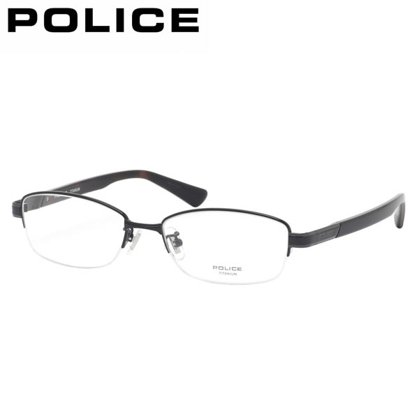 ポリス メガネフレーム 国内正規販売店 VPLC95J 0530 53 POLICE 眼鏡 伊達メガネ 度付き イタリア ブランド 人気 おしゃれ メンズ レディース｜電脳眼鏡 9,266円