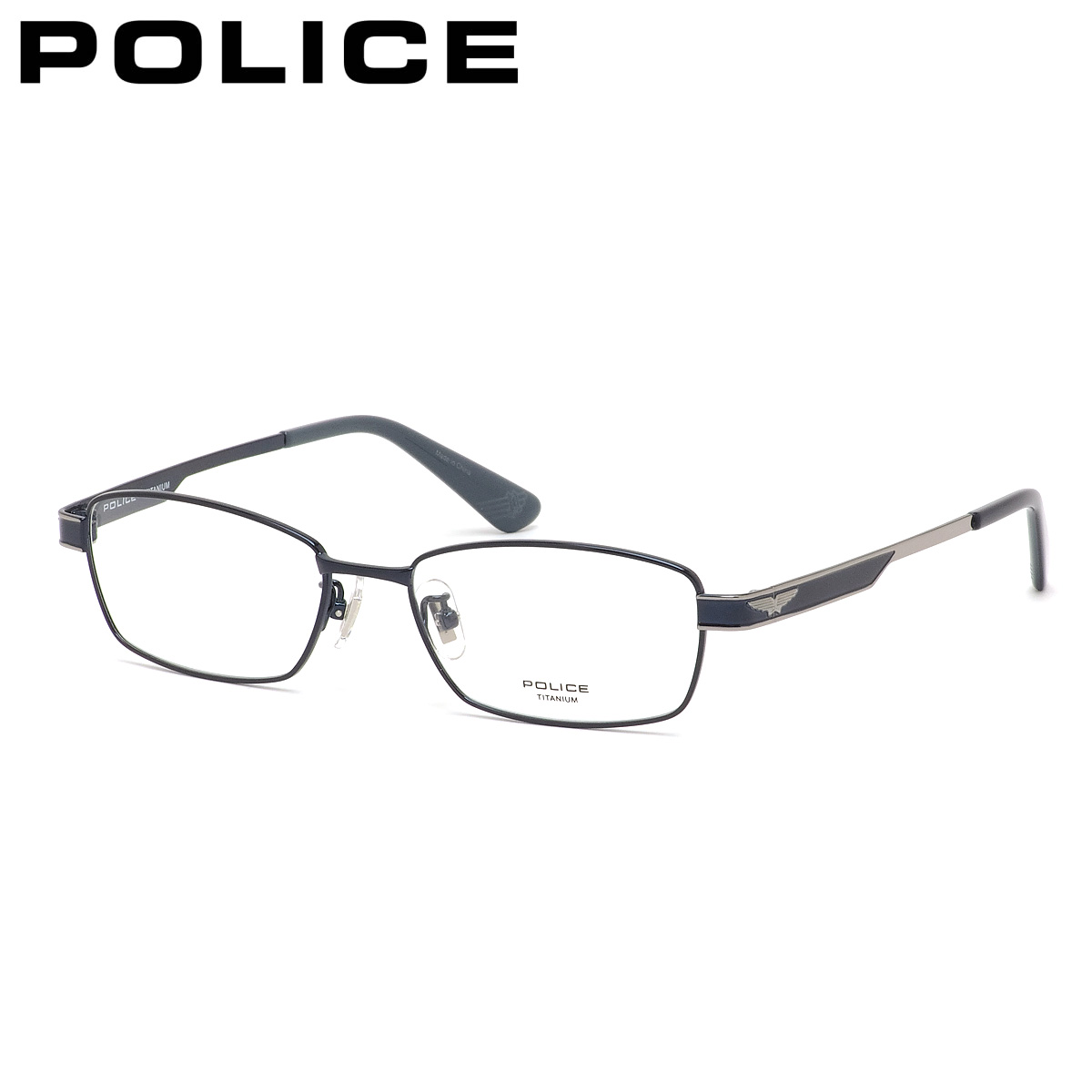 ポリス メガネフレーム 国内正規販売店 VPLN72J 0N42 53 POLICE 眼鏡 伊達メガネ 度付き イタリア ブランド 人気 おしゃれ メンズ レディース