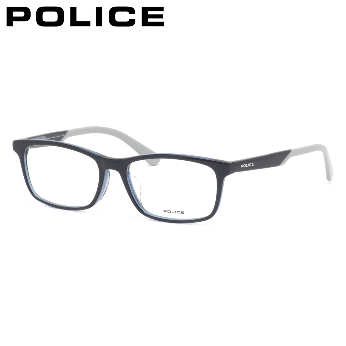 ポリス メガネフレーム 国内正規販売店 VPLP37J 0D82 54 POLICE 眼鏡 伊達メガネ 度付き イタリア ブランド 人気 おしゃれ メンズ レディース|電脳眼鏡