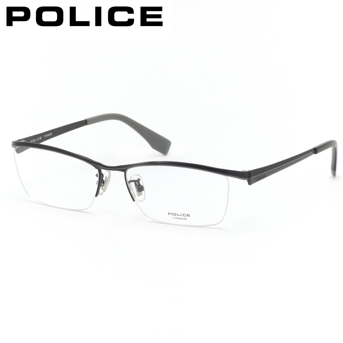 ポリス メガネフレーム 国内正規販売店 VPLR34J 0531 56 POLICE 眼鏡 伊達メガネ 度付き イタリア ブランド 人気 おしゃれ メンズ レディース