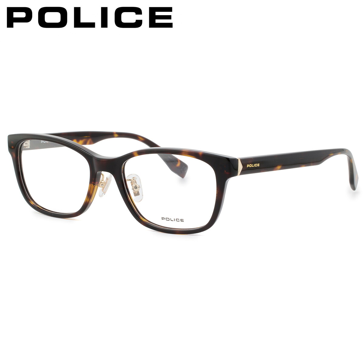 ポリス メガネフレーム 国内正規販売店 VPLR85J 0710 52 POLICE 眼鏡 伊達メガネ 度付き イタリア ブランド 人気 おしゃれ メンズ レディース|電脳眼鏡