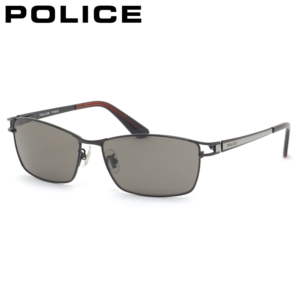 ポリス サングラス 国内正規販売店 SPLQ02J 0530 59 サングラス POLICE JET ジェット チタン POLICE 度付き イタリア ブランド 人気 おしゃれ メンズ レディース