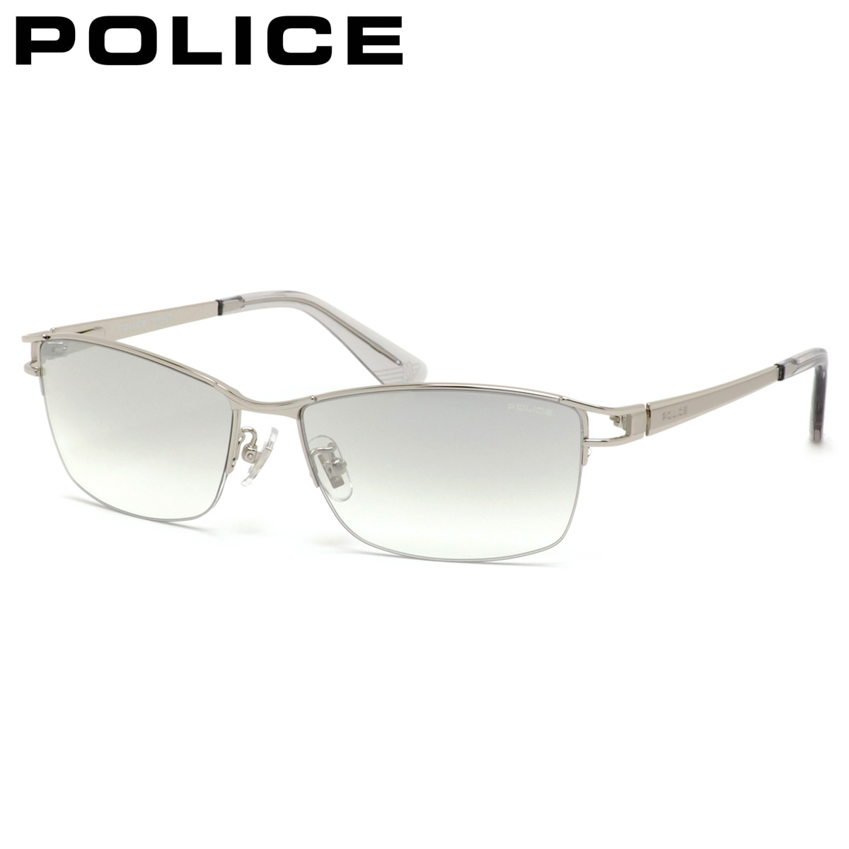 ポリス サングラス 国内正規販売店 SPLQ03J 583X 59 サングラス POLICE JET ジェット ナイロール チタン POLICE 度付き イタリア ブランド 人気 おしゃれ メンズ レディース|電脳眼鏡