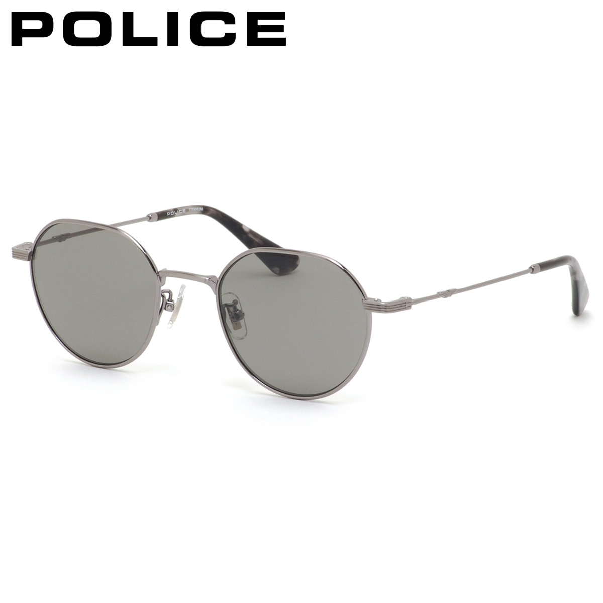 ポリス サングラス 国内正規販売店 SPLQ08J 0S3M 49 サングラス POLICE HIGHWAY ハイウェイ チタン クラウンパント POLICE 度付き イタリア ブランド 人気 おしゃれ メンズ レディース