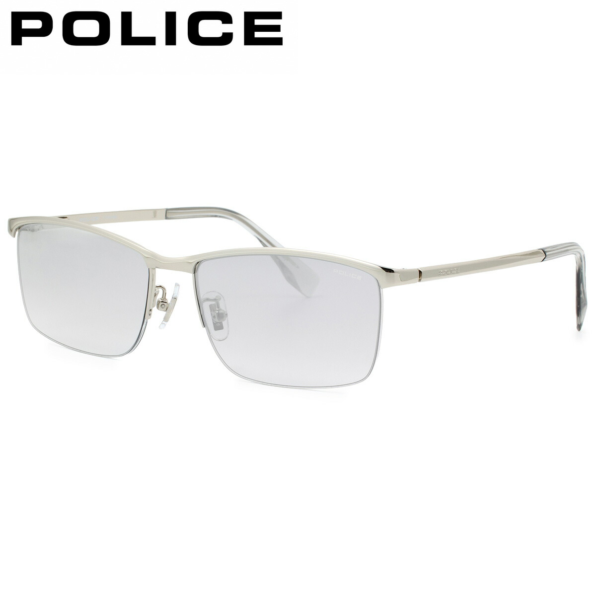 ポリス サングラス 国内正規販売店 SPLT67J 583X 56 サングラス POLICE ELITE ミラーレンズ POLICE 度付き イタリア ブランド 人気 おしゃれ メンズ レディース