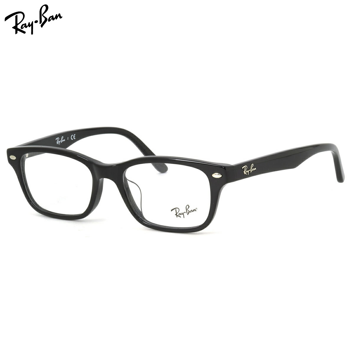 レイバン Ray-Ban メガネ RX5345D 2000 53 レイバン純正レンズ対応 JPフィット レクタングル ウェリントン RayBan 度数付き対応 メンズ レディース|電脳眼鏡