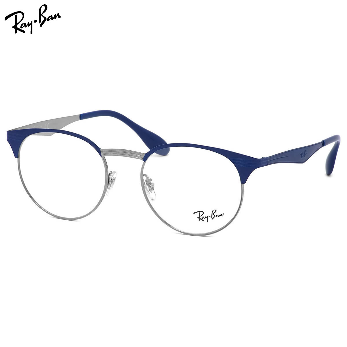 レイバン メガネ Ray-Ban RX6406 2906 51サイズ シートメタル ブロー トレンド ボストン ヨーロピアン Ray-Ban RayBan 度数付き対応 メンズ レディース|電脳眼鏡
