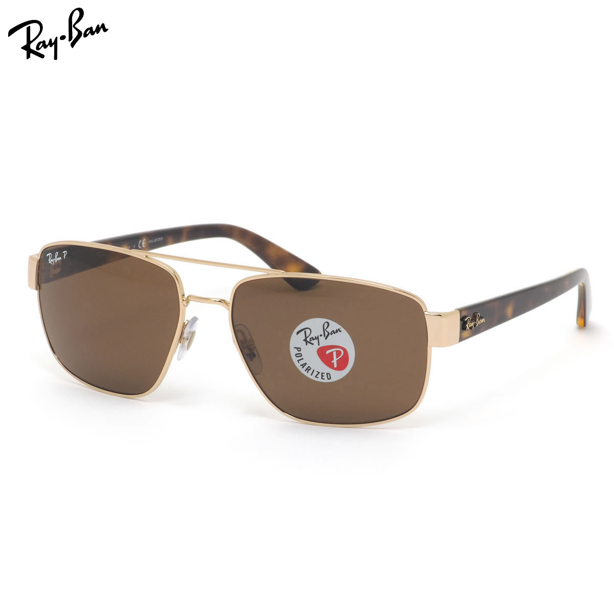 レイバン サングラス RB3663 001/57 60 Ray-Ban ハイストリート HIGHSTREET 偏光レンズ ポラライズドレンズ Made in Italy イタリア製 度数付き対応 メンズ レディース