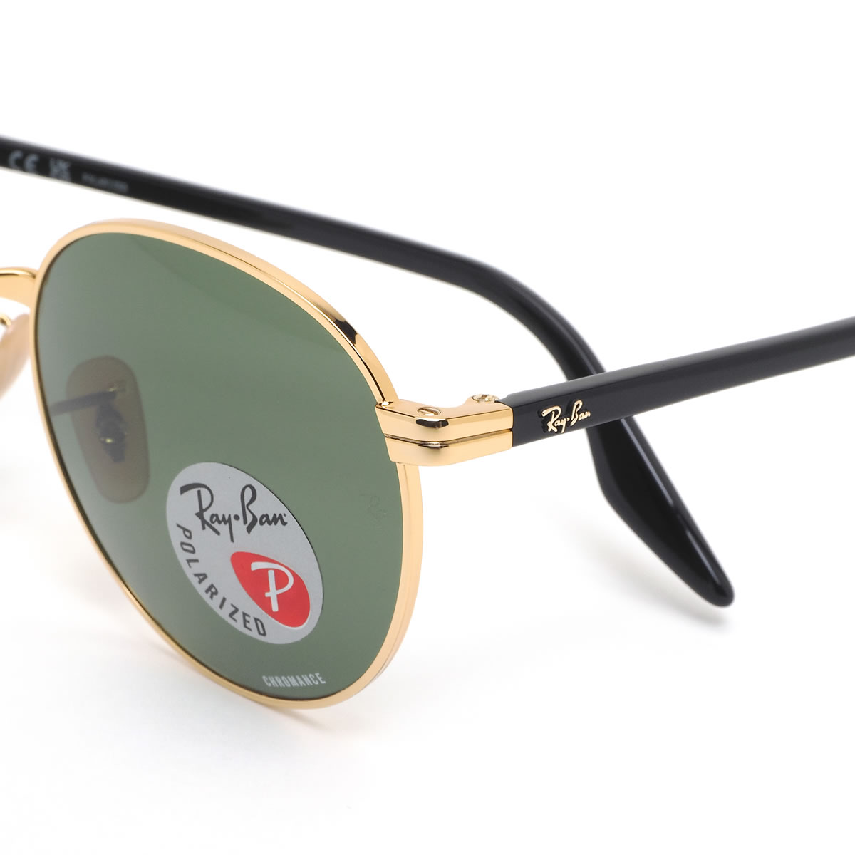 レイバン rayban 未使用 サングラス ブラック ゴールド ポラライズ