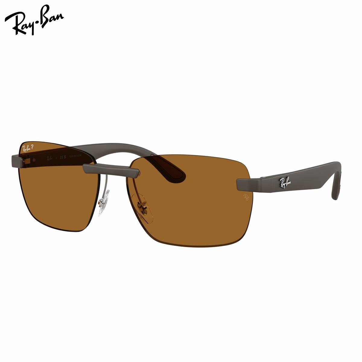 Ray-Ban RB4470CH 6124BB 59 サングラス レイバン 偏光レンズ リムレス メンズ レディース [26N1RB]