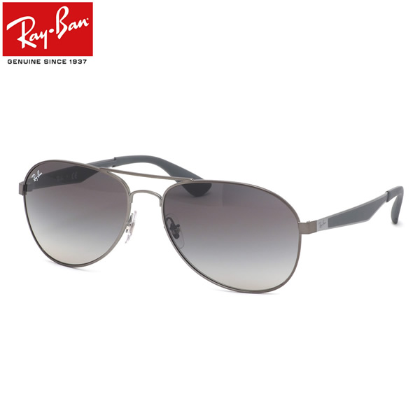 Ray-Ban レイバン RB3549 偏光サングラス Ray-Ban RB3549 XL (61 - 16) with Grey lenses and Black frame