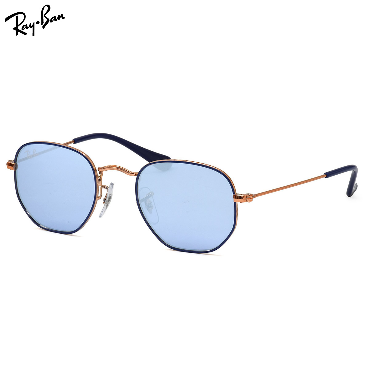 レイバン サングラス Ray-Ban RJ9541SN 264/1U 44サイズ HEXAGONAL ヘキサゴン FLAT LENSES フラットレンズ ジュニア Junior RB3548N キッズ KIDS 子供用 フラットレンズ Ray-Ban RayBan 度数付き対応 子供用 キッズ用