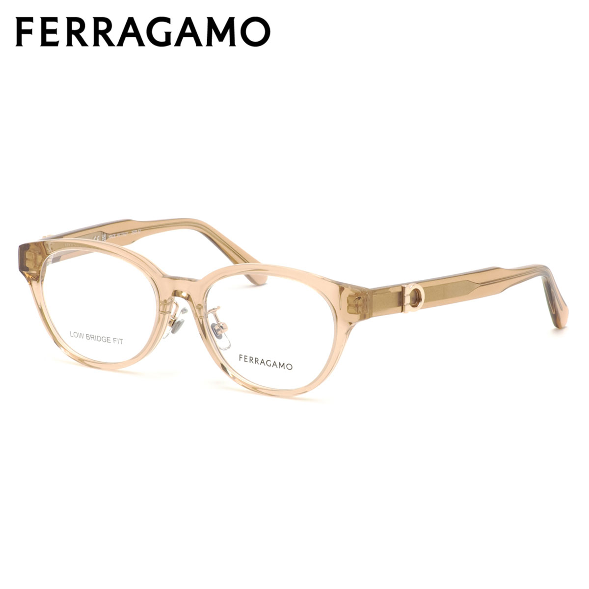 フェラガモ SF3036ELB 278 50 メガネ FERRAGAMO イタリア製 メンズ レディース