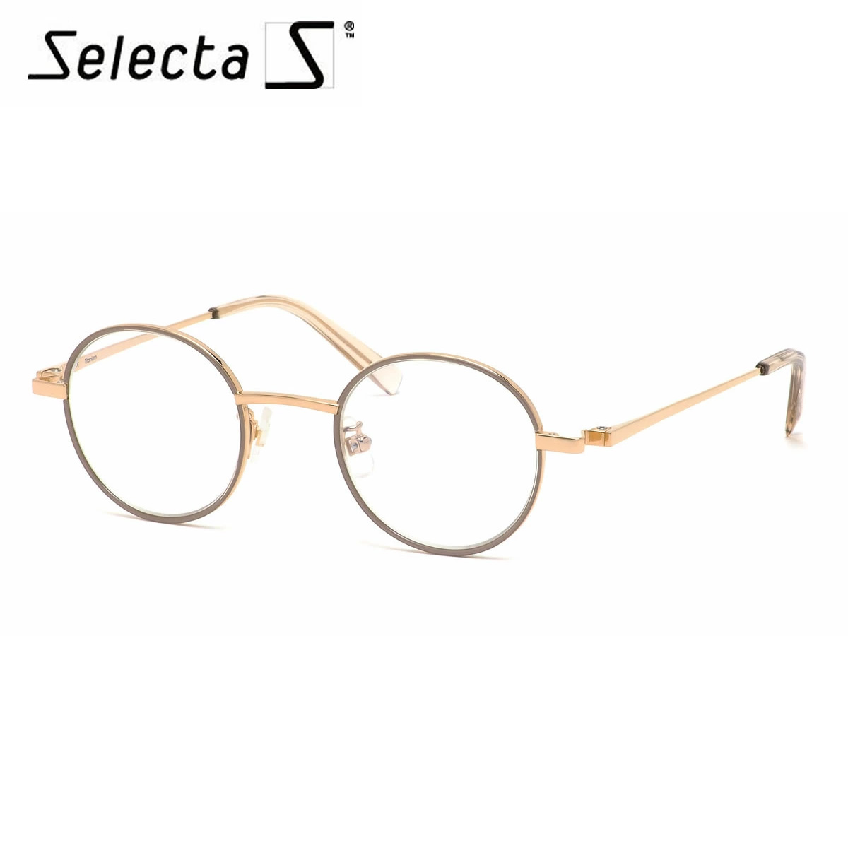 楽天市場】セレクタ selecta メガネ 87-0006 2 44サイズ ラウンド 丸