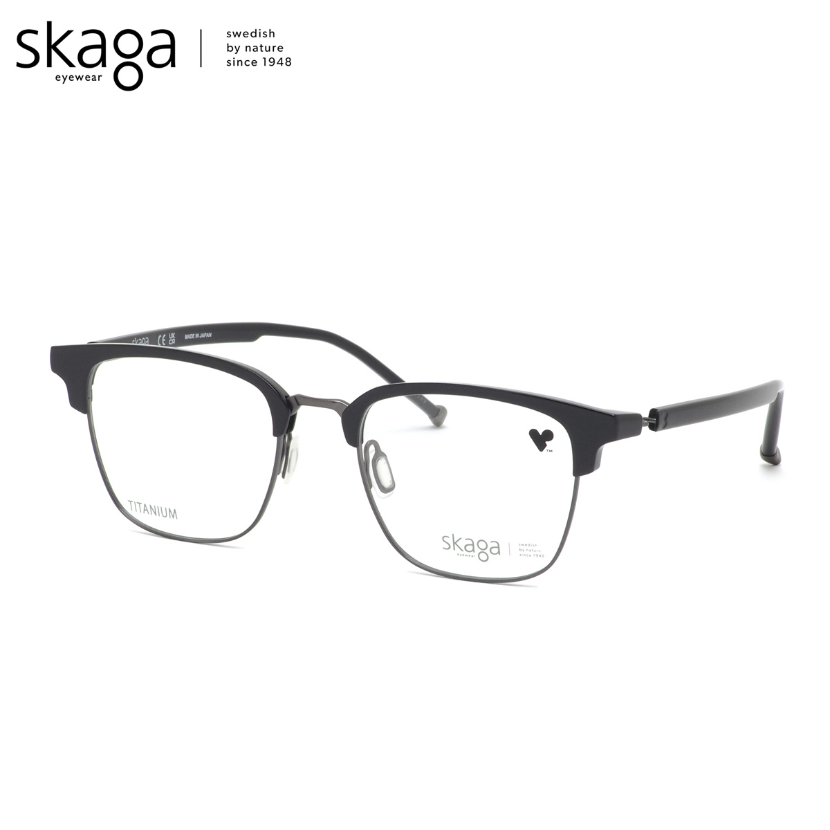 楽天市場】スカーガ SK2885LB 002 53 メガネ skaga EKOLOGI エコロジー