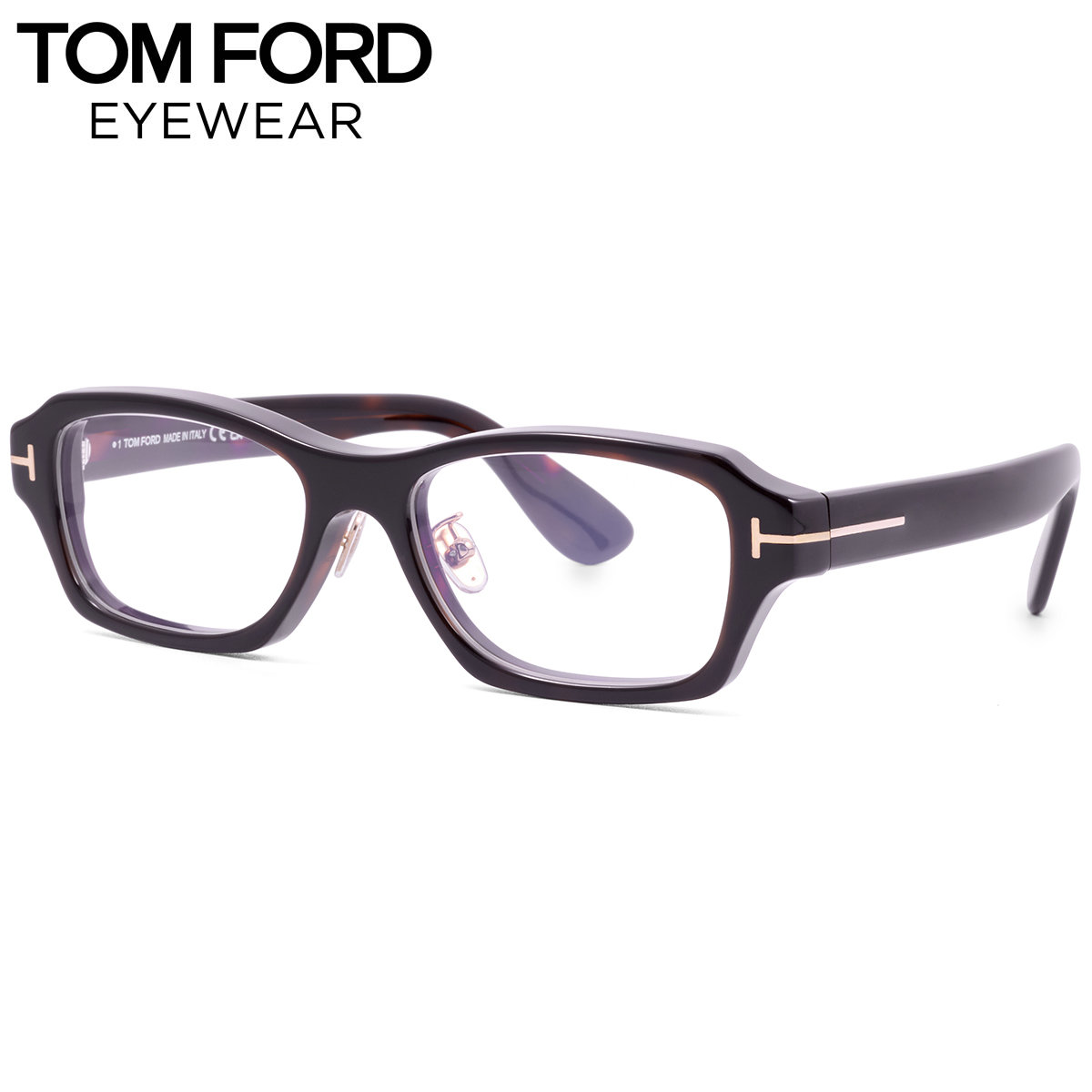 トムフォード TF6113D-B 052 56 メガネ 伊達メガネレンズ付 TOM FORD 伊達メガネレンズ ブルーライトカット BLUE BLOCK COLLECTION ブルーブロック MADE IN ITALY メンズ レディース｜電脳眼鏡