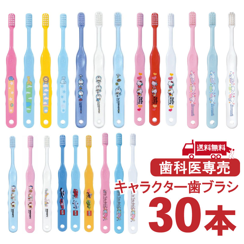 歯ブラシ　子供　キャラクター　歯科医専売　30本セット　Ci　まとめ買い　メディカル　日本製　(5)
