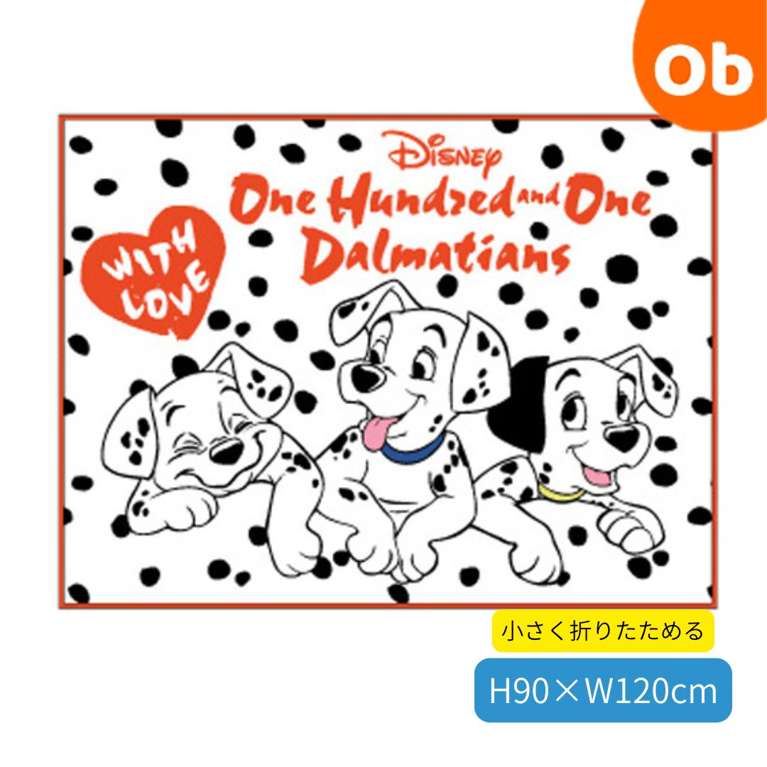 【2/25　エントリーで最大100％ポイントバック】ディズニー 101匹わんちゃん ワンダフルピクニック レジャーシート 中サイズ　【ネコポス】　クリスマス画像