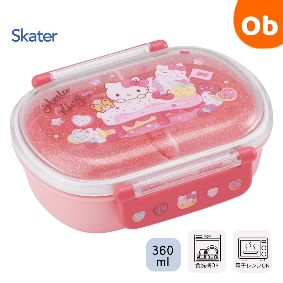 楽天市場】SK【Hello Kitty 小判型 ランチボックス フェイス総柄 日本