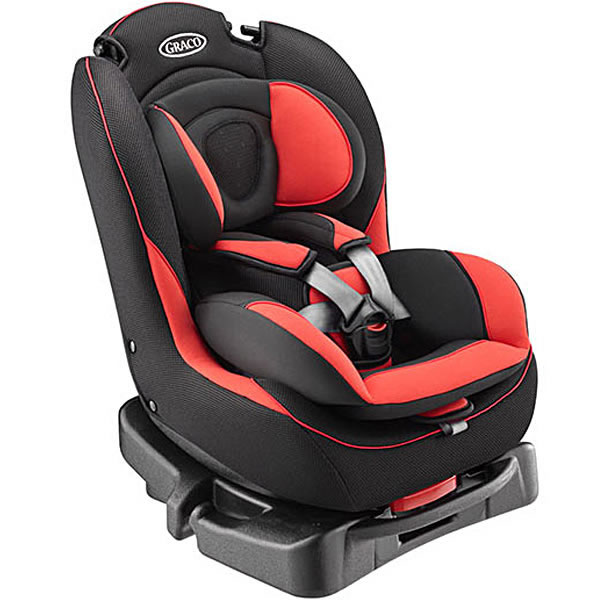 Recline Graco Greco G Flo Flow Car Seat Red Rd Three Phases Mounted With A Cushion Gently