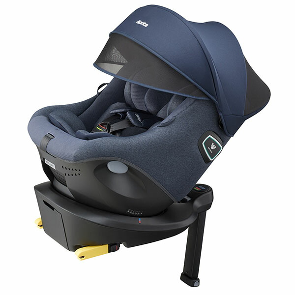 アップリカ クルリラプライト ナイトネイビー NV 新生児から 回転式 ISOFIX