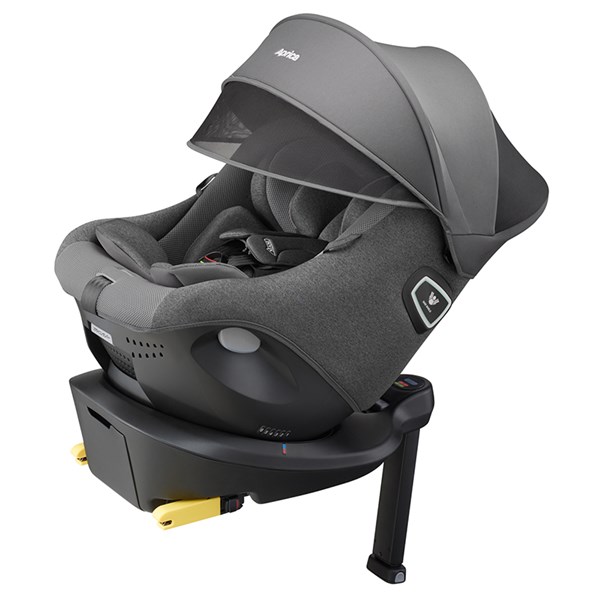 アップリカ クルリラプライト ナイトグレー GR 新生児から 回転式 ISOFIX