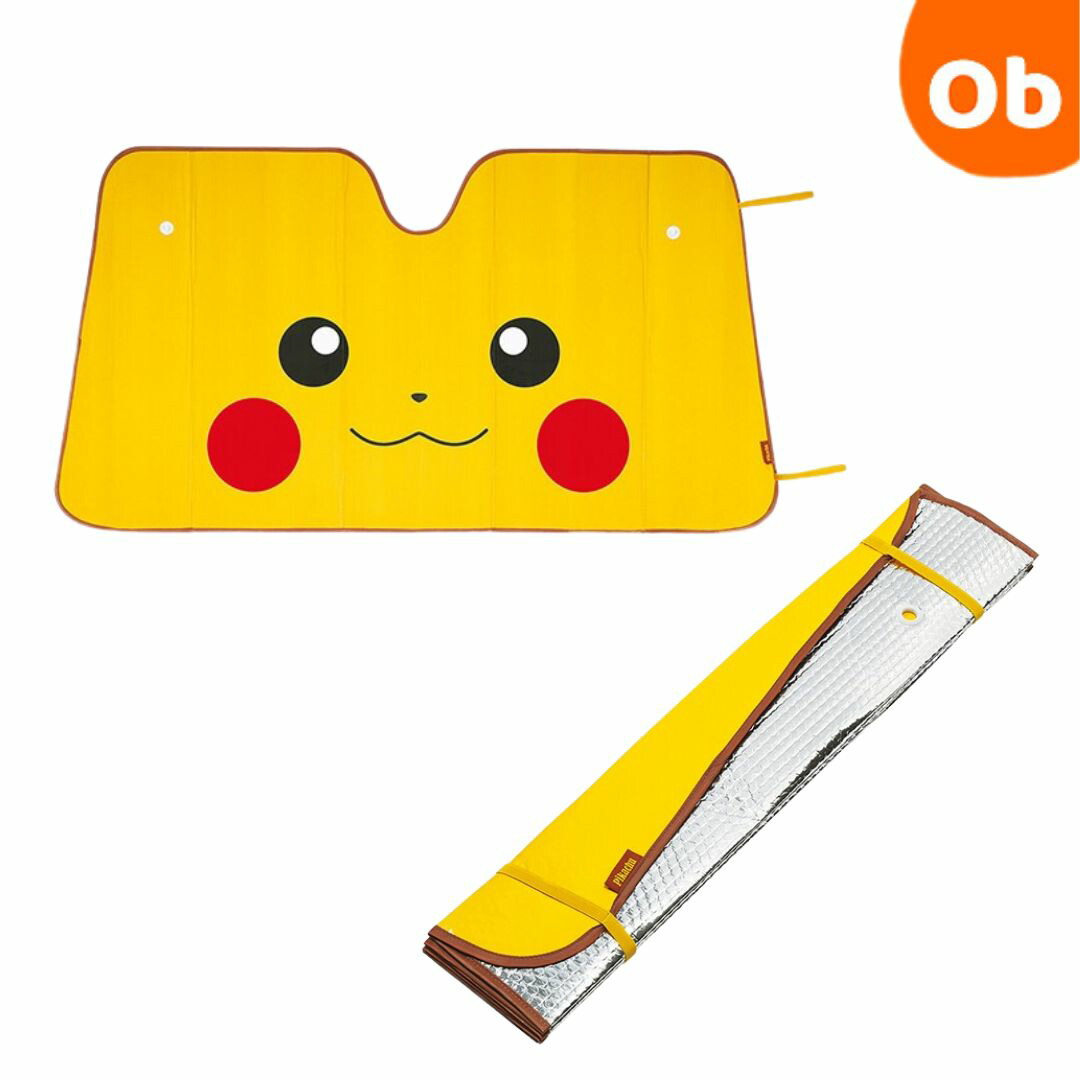 サンシェード ポケットモンスター25　断熱　吸盤で固定 収納バンド付き　約1300×680mm【ネコポス送料無料】画像