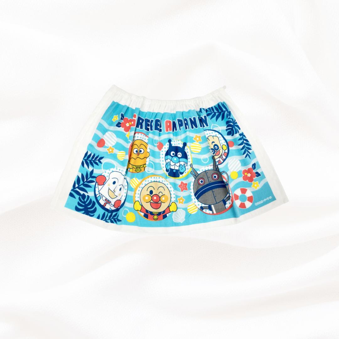 ラップタオル 25それいけ！アンパンマン　 巻きタオル60cm 男児　綿100％