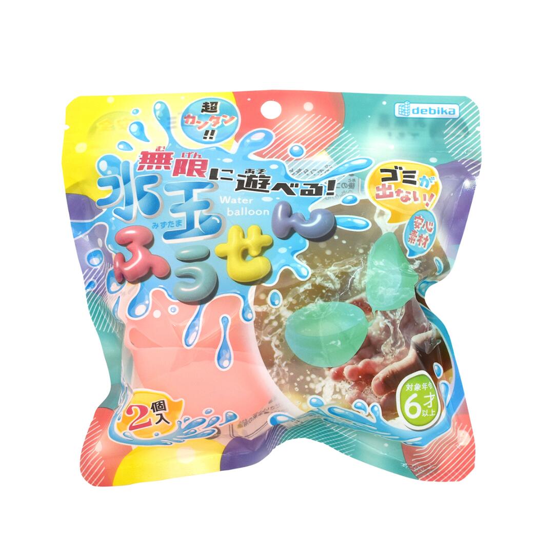 デビカ 無限に遊べる!　水玉ふうせん 2個入り シリコン お風呂遊び 水遊び 知育 6歳以上