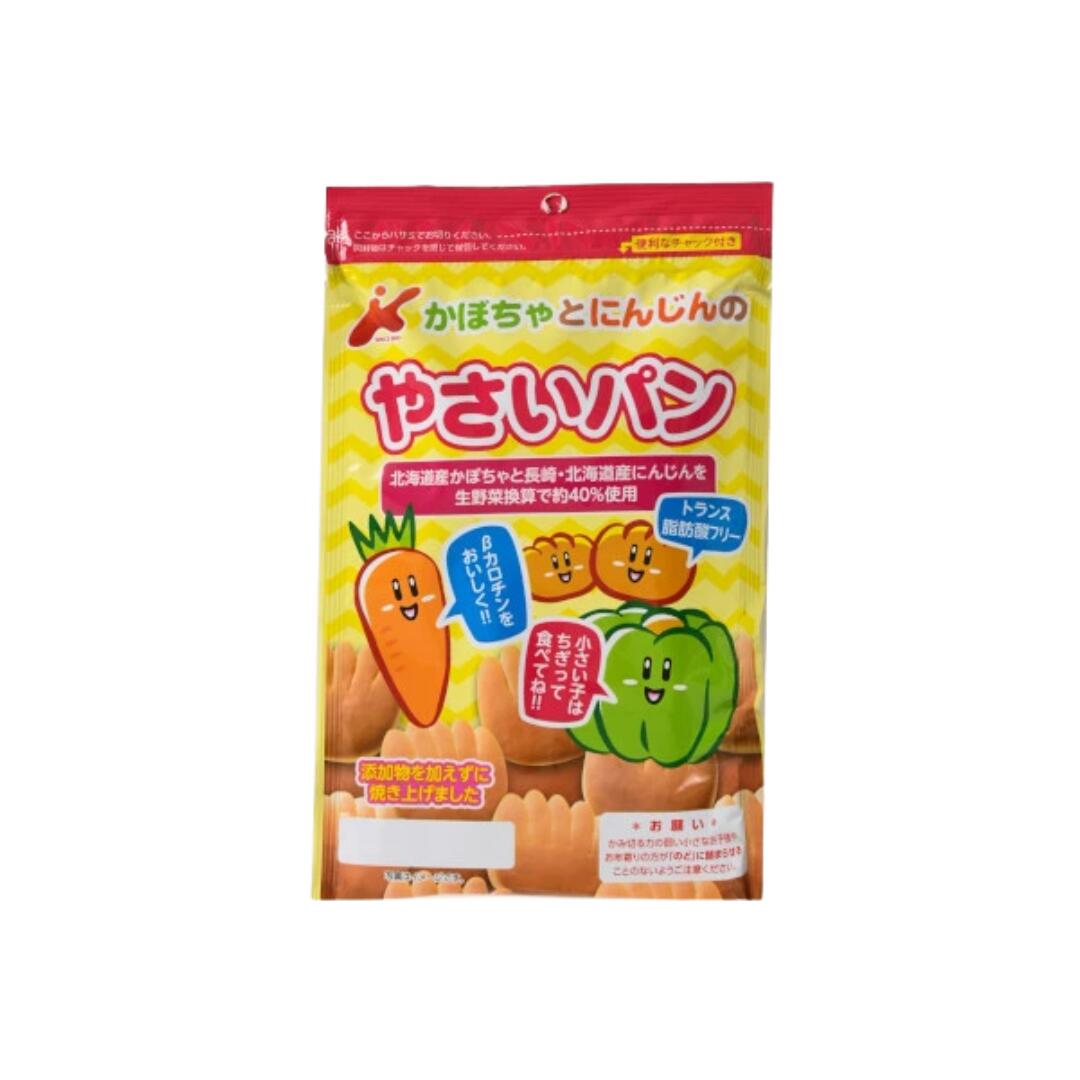 カネ増製菓　かぼちゃとにんじんのやさいパン 45g