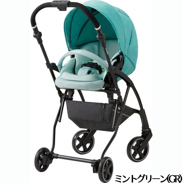 ベビーカー アット Type L スタイリッシュモデル Orange Baby ミントグリーン Gr ベビーカー Atto ミントグリーン Gr コンビ 送料無料 アット 沖縄 一部地域を除く 正規販売店