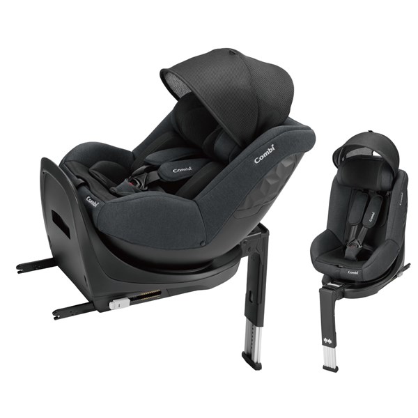 コンビ クルムーヴ R129 エッグショック CA ブラック（BK） R129適合 回転コンパクトチャイルドシート ISOFIX対応モデル