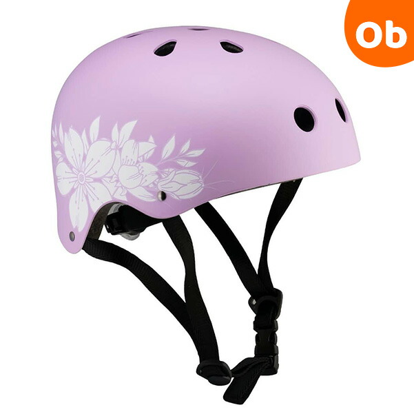 【楽天市場】noce(ノーチェ) ハードシェルサイクルヘルメット L(56～59cm) FLOWER/マットラベンダー 小学生高学年～大人向け