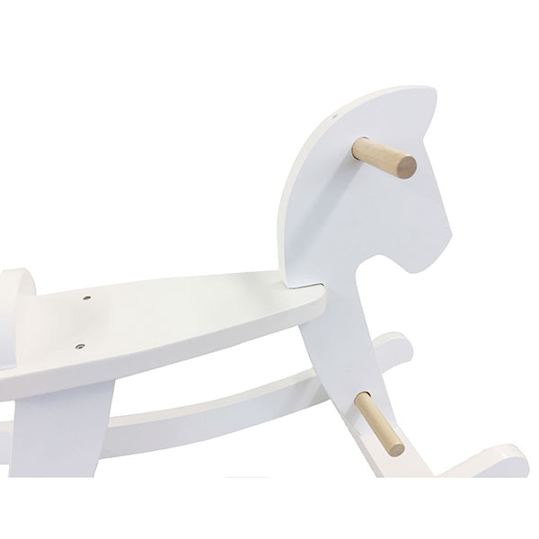 楽天市場 Labebe ゆらゆらロッキング おうまさん 白い木馬 88 1049 Babygo 送料無料 沖縄 一部地域を除く ラッピング不可商品 Orange Baby