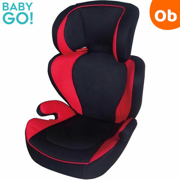 楽天市場 あす楽対応 Babygo 洗濯機で洗える ハイバックジュニアシート ブラック レッド チャイルドシート ラッピング不可商品 送料無料 沖縄 一部地域を除く Orange Baby